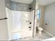 Bathroom with shower/tub combo and updated fixtures at 2759 Kerri Pl, Lithia Springs, GA 30122