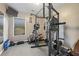 Basement home gym with exercise equipment at 175 Barclay Dr, Mcdonough, GA 30252