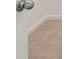 White door with silver door knob and neutral carpet flooring at 540 Whitman Ln, Stockbridge, GA 30281