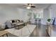 Bright and airy living room with hardwood floors and open concept at 3149 Buford Ne Hwy # 7, Atlanta, GA 30329