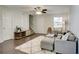 Living area features hardwood floors, neutral decor, and ample light at 3149 Buford Ne Hwy # 7, Atlanta, GA 30329