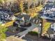 Aerial view showing a house's location in a residential neighborhood at 192 Chicopee Ne Dr, Marietta, GA 30060