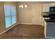 Breakfast nook with hardwood floors and a window at 6005 Pattingham Dr, Roswell, GA 30075