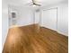 Bedroom with hardwood floors and access to bathroom at 2861 Sylvan Rd, Atlanta, GA 30344