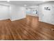 Hardwood floors throughout the living room at 2861 Sylvan Rd, Atlanta, GA 30344