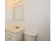 Clean bathroom with vanity and toilet at 116 Walnut St, Roswell, GA 30075