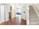 Hardwood floors and neutral tones create an inviting entryway at 1916 Lake Heights Nw Cir # 16, Kennesaw, GA 30152