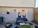 Small, fenced backyard with patio and convenient access from kitchen at 1625 Conley Rd # 229, Conley, GA 30288