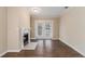 Living room with fireplace and hardwood floors at 2702 Norma Cir, Decatur, GA 30034