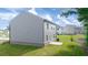 House exterior showing gray siding and backyard at 145 Bonito Trl, Covington, GA 30016