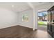 Home office with hardwood floors and window at 145 Bonito Trl, Covington, GA 30016