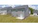 Gray house exterior with backyard and patio at 120 Bonito Trl, Covington, GA 30016
