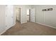 Spacious bedroom with neutral walls and carpet at 7250 Weber St, Atlanta, GA 30349