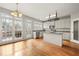 Spacious kitchen with island, stainless steel appliances, and granite countertops at 7250 Weber St, Atlanta, GA 30349