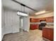Bright dining area adjacent to the kitchen with elegant lighting at 4146 Shoals Pt, Union City, GA 30291