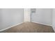 Simple bedroom with carpet and neutral walls at 844 Parkstone Dr, Stone Mountain, GA 30083
