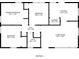 909 sq ft home with dimensions of each room included at 2168 Polar Rock Sw Pl, Atlanta, GA 30315