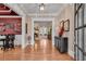 Bright and spacious entryway with hardwood floors at 221 Oakwood Dr, Cumming, GA 30040