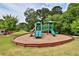 Community playground with two slides and wood structure at 3330 Deaton Trl, Buford, GA 30519