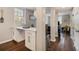 White kitchen with quartz countertops and stainless steel appliances at 2418 Brookdale Ne Dr, Atlanta, GA 30345