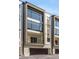 Contemporary townhome showcasing large windows and private balcony at 1099 North Ne Ave # 13, Atlanta, GA 30307