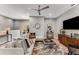 Open concept living area with sectional sofa and plenty of natural light at 1099 North Ne Ave # 13, Atlanta, GA 30307