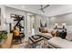 Modern living room featuring a neutral color palette and ample seating at 1099 North Ne Ave # 13, Atlanta, GA 30307