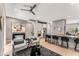 Spacious living room with modern furniture and hardwood floors at 1099 North Ne Ave # 12, Atlanta, GA 30307