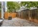 Private backyard with gravel and wooden fence at 241 Maynard Se Ter # 14, Atlanta, GA 30316