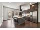 Modern kitchen with stainless steel appliances and island at 241 Maynard Se Ter # 14, Atlanta, GA 30316