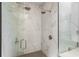 Large walk-in shower with double shower heads and marble tile at 241 Maynard Se Ter # 14, Atlanta, GA 30316