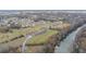 Aerial view of park and river at 5665 Bridleton Xing, Suwanee, GA 30024