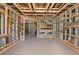 Interior under construction; metal framing and wooden supports at 1730 Etchison Spur, Loganville, GA 30052