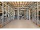 Interior framing of a new home with open floor plan at 1730 Etchison Spur, Loganville, GA 30052