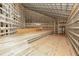 Upper level unfinished room with sloped ceilings and future staircase at 1730 Etchison Spur, Loganville, GA 30052