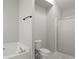 Bathroom with shower, toilet and bathtub at 4618 Liberty Square Dr, Acworth, GA 30101