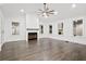 Spacious living room with hardwood floors and fireplace at 1009 Manor Se Dr, Smyrna, GA 30080