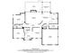 Main floorplan includes living room, kitchen, and 2 bedrooms at 601 Goldpoint Trce, Woodstock, GA 30189