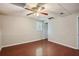 Finished basement bedroom with hardwood floors and window at , Acworth, GA 30101