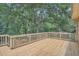 Wooden deck overlooking a wooded area at , Acworth, GA 30101