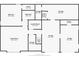 Floor plan showing a spacious Gathering room and garage at , Acworth, GA 30101