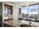 Luxury kitchen with city views and custom cabinetry at 3630 Peachtree Ne Rd # 2207, Atlanta, GA 30326