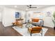 Bright living room with hardwood floors, comfortable seating, and a modern aesthetic at 1567 Paxon Se St, Atlanta, GA 30317