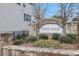 Stone entrance sign welcomes residents to Evins Walk at 2065 Morrison Ave, Brookhaven, GA 30319