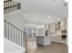 Modern kitchen with island and stainless steel appliances at 2065 Morrison Ave, Brookhaven, GA 30319