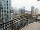 Private balcony with city views at 3445 Stratford Ne Rd # 1908, Atlanta, GA 30326