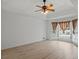 Large bedroom with hardwood floors and a ceiling fan at 308 Mainsail Ln, Woodstock, GA 30189