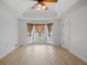 Spacious bedroom with bay window and hardwood floors at 308 Mainsail Ln, Woodstock, GA 30189