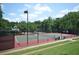 Community tennis courts with a surrounding fence at 3820 Mast Nw Ct, Kennesaw, GA 30144