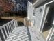 Wooden deck overlooking backyard and wooded area at 5787 Summerglenn Ln, Atlanta, GA 30349